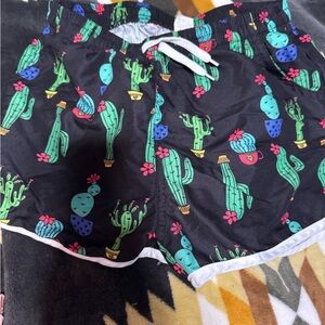 Cactus Print Swim Shorts
